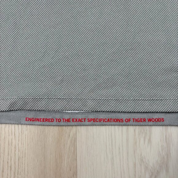 Nike Tiger Woods Dri-FIT ADV DA2995-100 Mens Gray Black Golf Polo Shirt Size XL - Picture 6 of 14